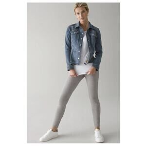 White House Black Market WKND Relaxed Legging Heather Grey Size 12